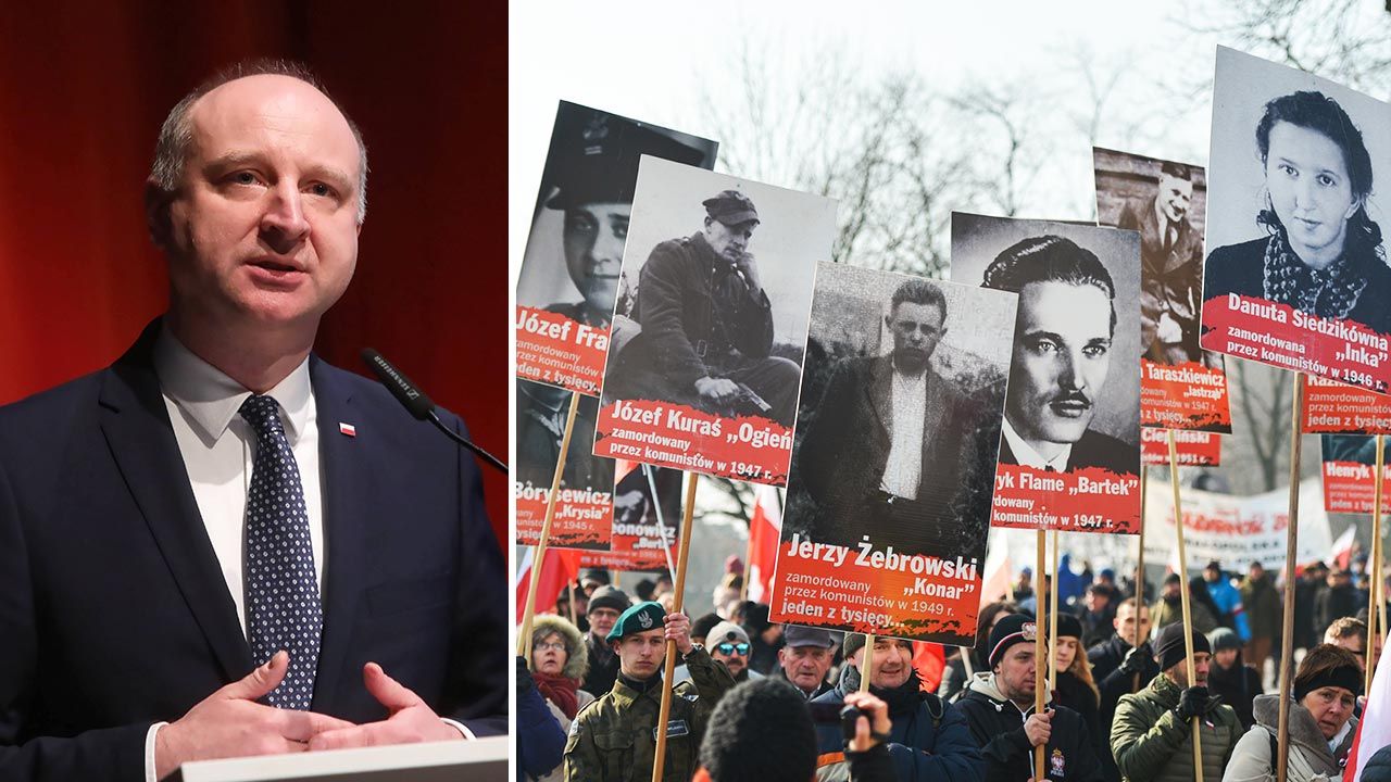 Wojciech Kolarski mówił też o potrzebie istnienia IPN (fot. PAP/Wojciech Olkuśnik; Artur Widak/NurPhoto via Getty Images) Wojciech Kolarski mówił też o potrzebie istnienia IPN (fot. PAP/Wojciech Olkuśnik; Artur Widak/NurPhoto via Getty Images)