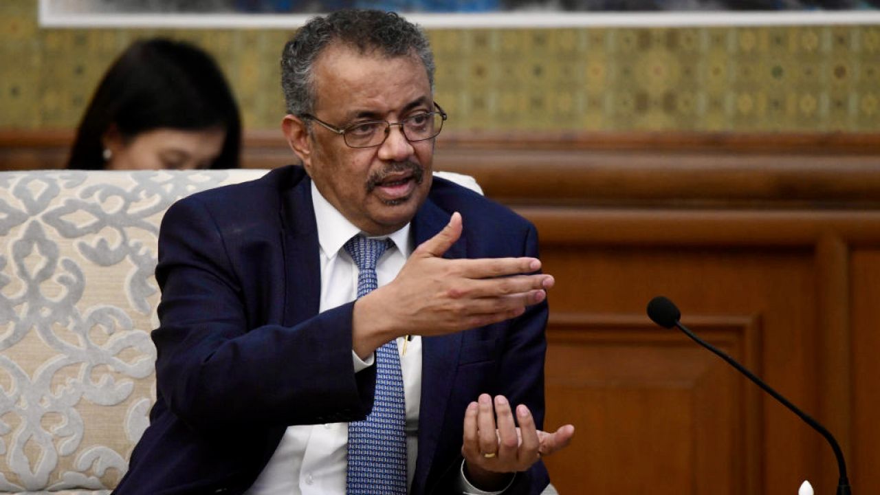 Tedros Adhanom Ghebreyesus dołączył w sobotę do przywódców państw grupy G7 (fot. Naohiko Hatta/Pool/Getty Images) Tedros Adhanom Ghebreyesus dołączył w sobotę do przywódców państw grupy G7 (fot. Naohiko Hatta/Pool/Getty Images)