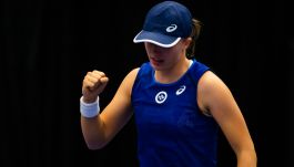 Iga Świątek poznała pierwszą rywalkę w San Diego (fot. Getty).