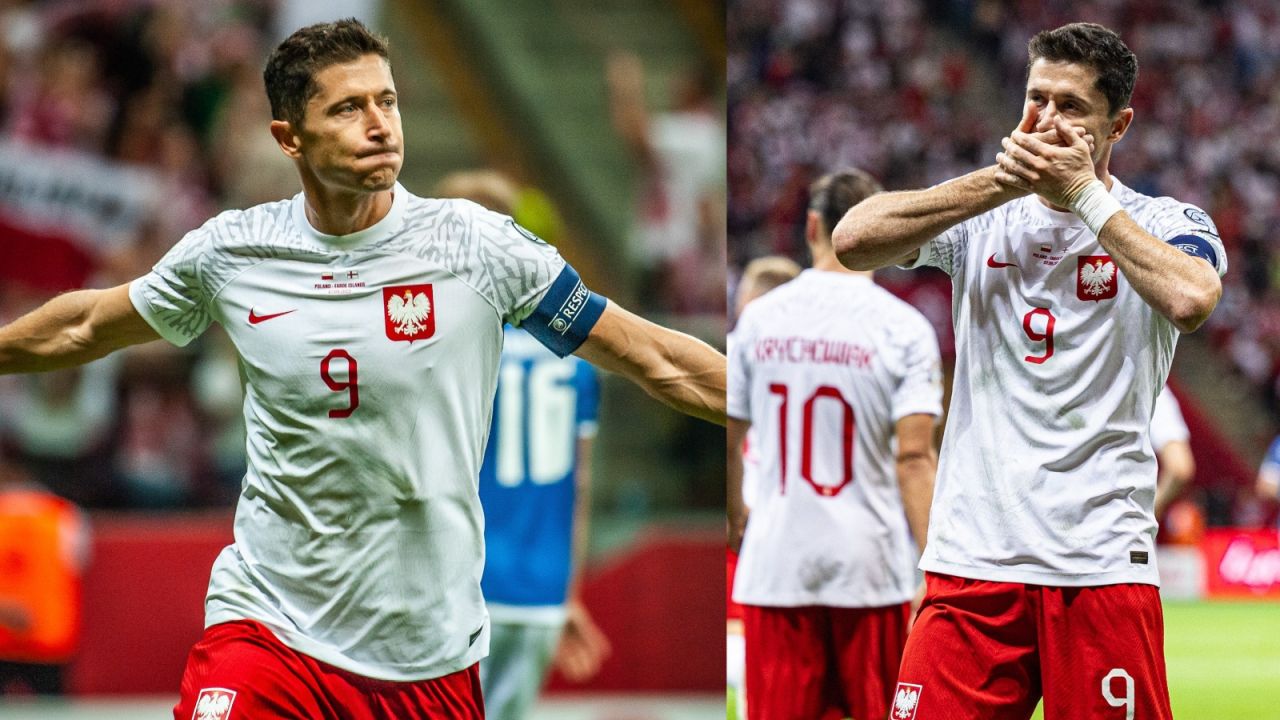 Robert Lewandowski strzelił 80. i 81. gola w kadrze (fot. 400mm.pl)