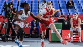 W akcji reprezentantki Polski do lat 23 w koszykówce 3x3 (fot. FIBA). W akcji reprezentantki Polski do lat 23 w koszykówce 3x3 (fot. FIBA).