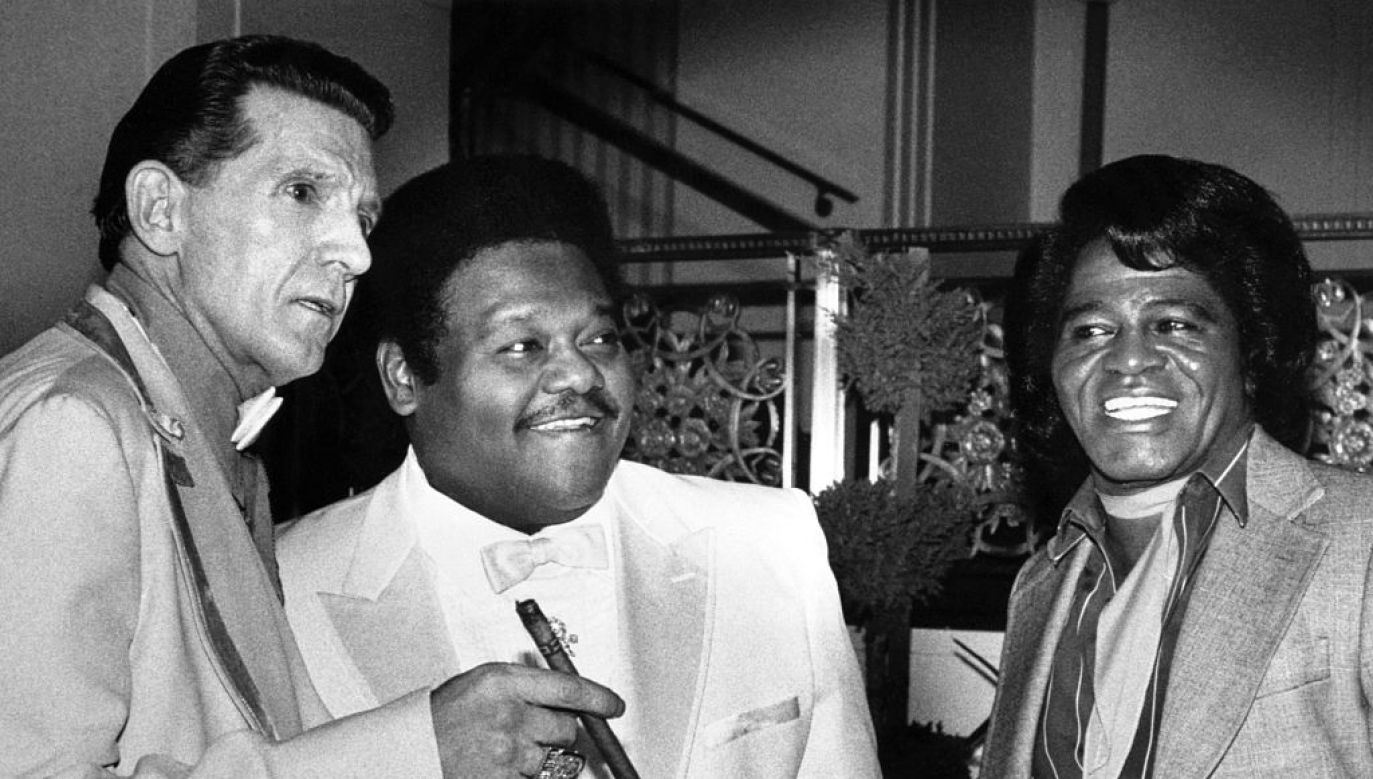 Legendy rock and rola: Jerry Lee Lewis, Fats Domino i James Brown (fot. Getty Images)