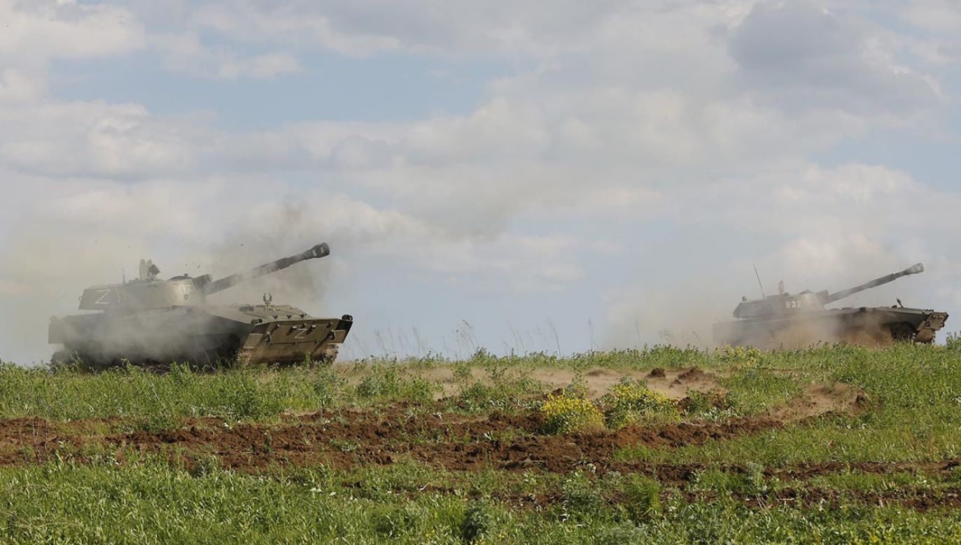 Rosyjski ostrzał (fot. Leon Klein/Anadolu Agency via Getty Images)