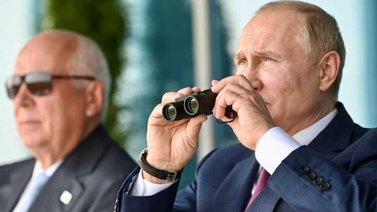 "Albo Putin się wycofa, albo wojna gazowa będzie eskalować do punktu kryzysowego tej zimy” – przewiduje publicysta „Daily Telegraph”  (fot. PAP/EPA/A.NIKOLSKY/SPUTNIK/KREMLIN POOL)