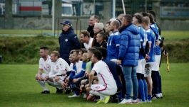 Reprezentacja U18 2001 vs reprezentacja TVP (fot. TVP)