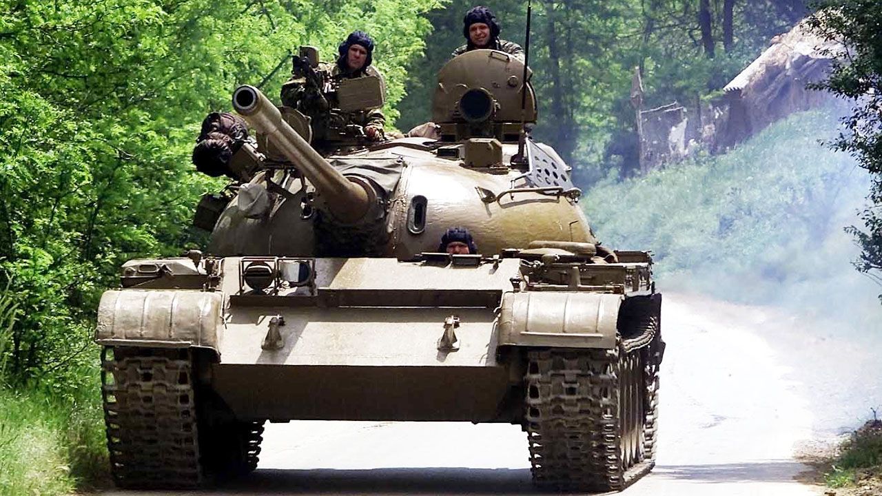 T-55 (fot. arch.PAP/EPA, zdjęcie ilustracyjne)