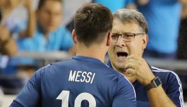 Lionel Messi i Gerardo Martino (fot. Getty)