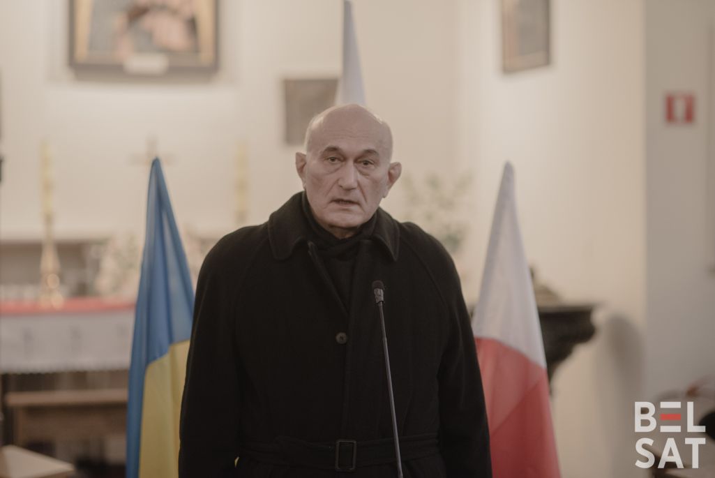 Зянон Пазняк. (Фота: Карына Пашко / Белсат)
