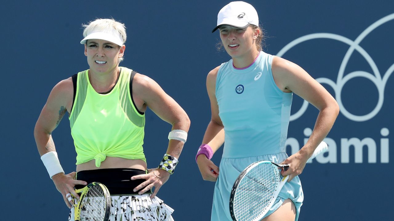 Iga Świątek i Bethanie Mattek-Sands zagrają o pierwszy wspólny wielkoszlemowy tytuł (fot. Getty)