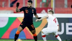 Memphis Depay, Tomasz Kędziora (fot. Getty)