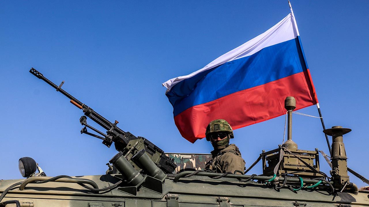 Rosyjskie jednostki wojskowe (fot. Bekir Kasim/Anadolu Agency via Getty Images)