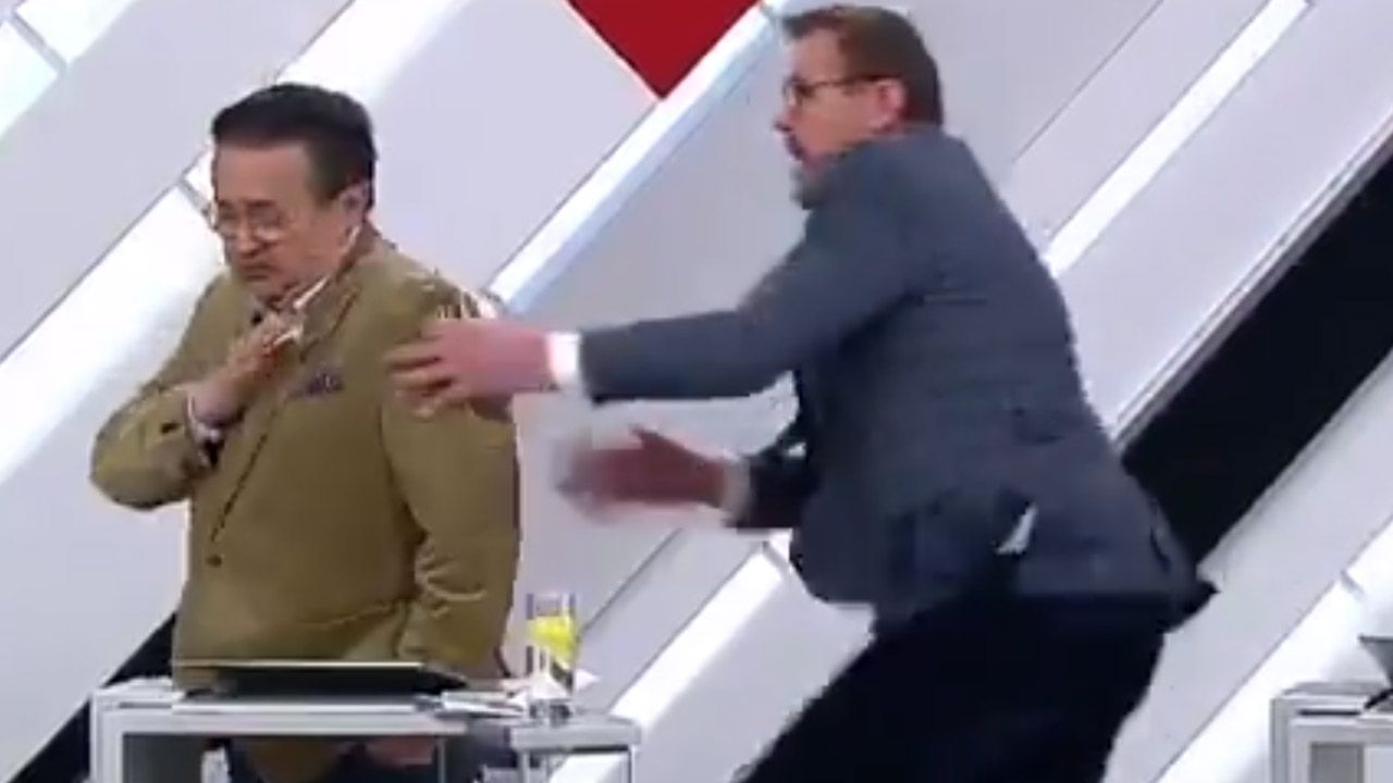 Co ty mnie prowokujesz? – krzyczał Wakarow (fot. tt/@VRSoloviev) Co ty mnie prowokujesz? – krzyczał Wakarow (fot. tt/@VRSoloviev)