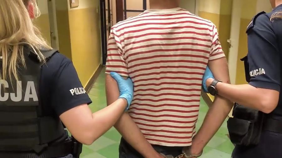 Okazało się, że bytomianin jest już poszukiwany. Fot. Policja Będzin