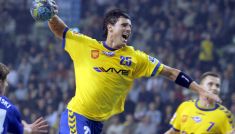Bartosz Konitz i Radosław Wasiak w meczu Vive Kielce - Wisła Płock (fot. TVP)
