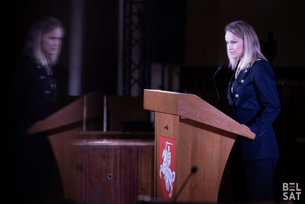 Грамадскія слуханні прадстаўнікоў АПК у Варшаве (Фота: Ян Лісіцкі / Белсат)