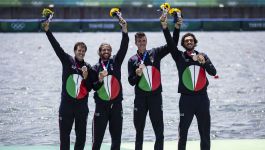 Włoska medalowa czwórka (fot. Getty) Włoska medalowa czwórka (fot. Getty)