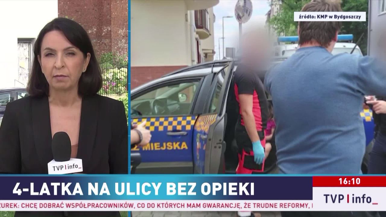 Czteroletnia dziewczynka błąkała się po Bydgoszczu