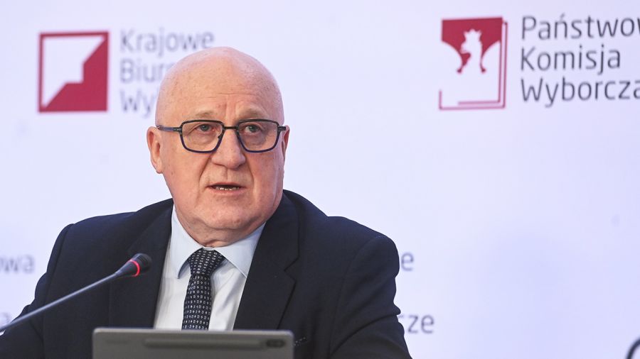 Przewodniczący PKW Sylwester Marciniak (fot. PAP)