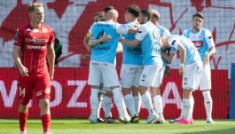 Piast Gliwice wygrał z Widzewem Łódź (fot. Getty) 