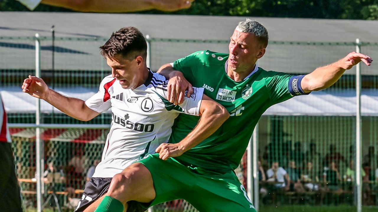 Legia Warszawa rozegrała sparing z Łudogorcem Razgrad. Kapitanem Bułgarów był Jakub Piotrowski, reprezentant Polski (fot: 400mm.pl)