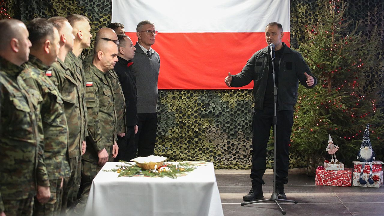 Wigilijne spotkanie z żołnierzami. „Wybraliście służbę dla bezpieczeństwa”