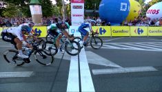 Davide Ballerini wygrywa piąty etap TdP 2020 (fot. TVP)