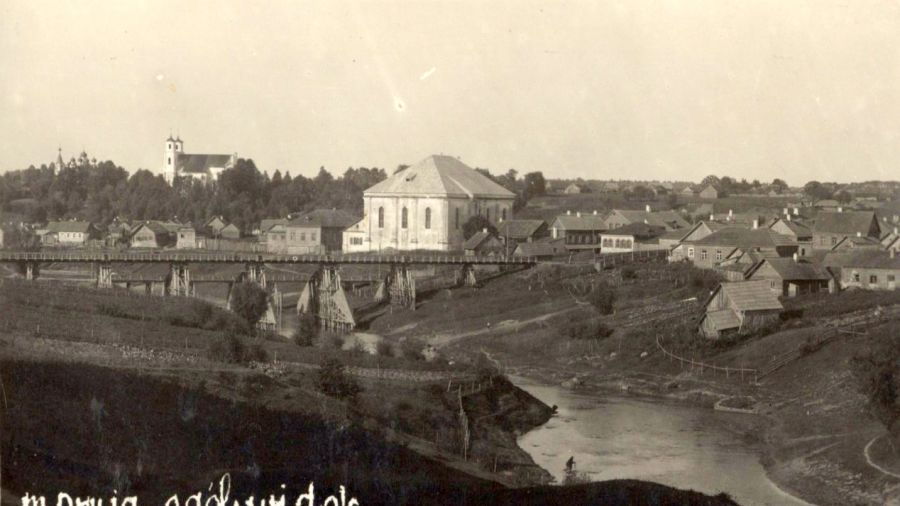 Druja, przed 1936 r. Fot. Wikimedia/Biblioteka Narodowa, Poczt.13128a