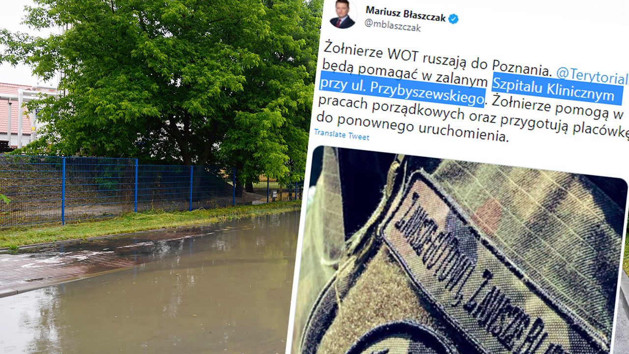 W Poznaniu i w okolicach doszło do licznych podtopień (fot. PAP/Jakub Kaczmarczyk; TT) W Poznaniu i w okolicach doszło do licznych podtopień (fot. PAP/Jakub Kaczmarczyk; TT)