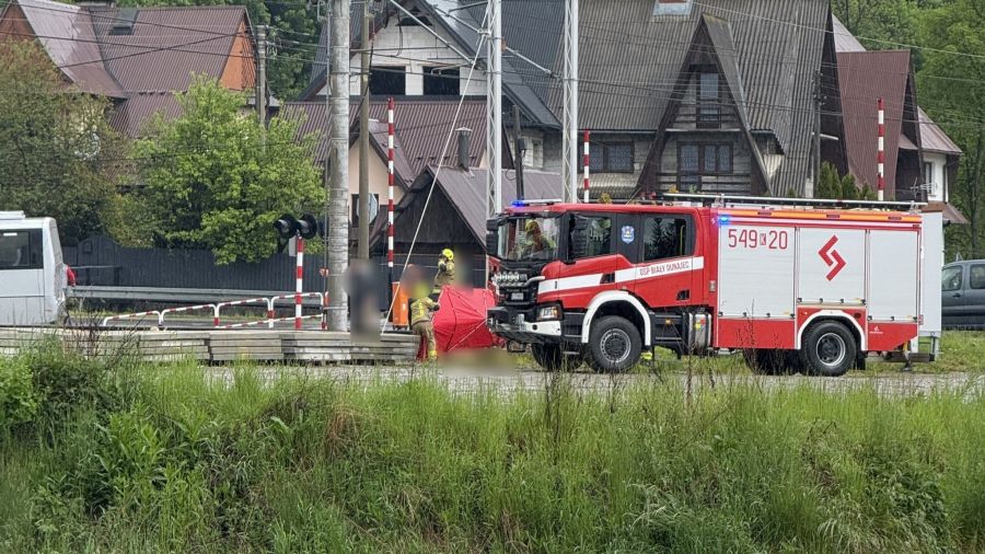 Młoda kobieta zginęła na torach w Białym Dunajcu; wstrzymany ruch pociągów do Zakopanego.