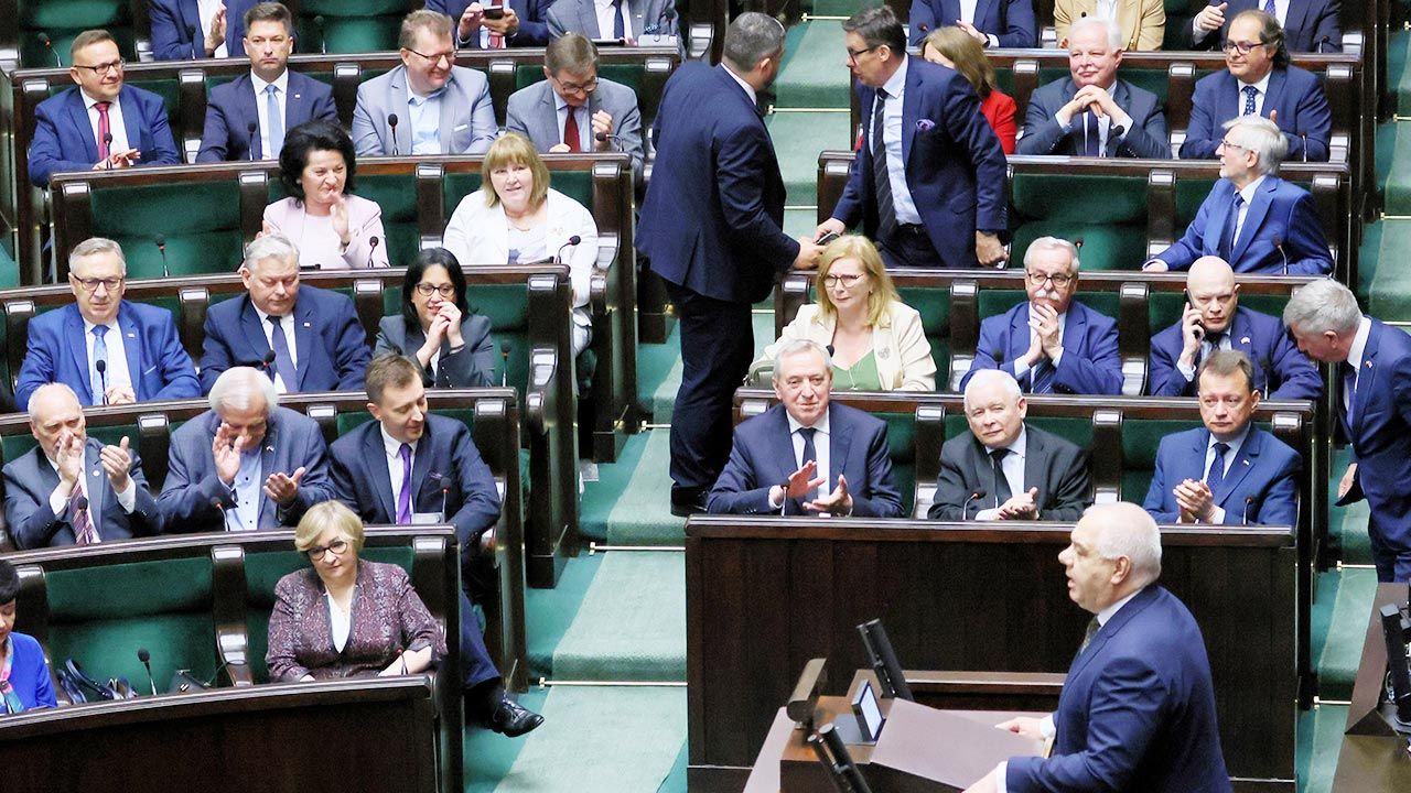 Politycy PiS (fot. PAP/Leszek Szymański)