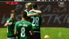 Górnik Łęczna - Olimpia Elbląg (fot. TVP)