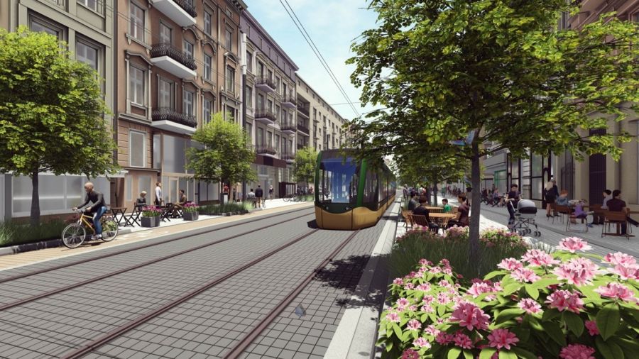100 mln zł dla Poznania. Trasa tramwajowa na Ratajczaka (fot. UM Poznań)