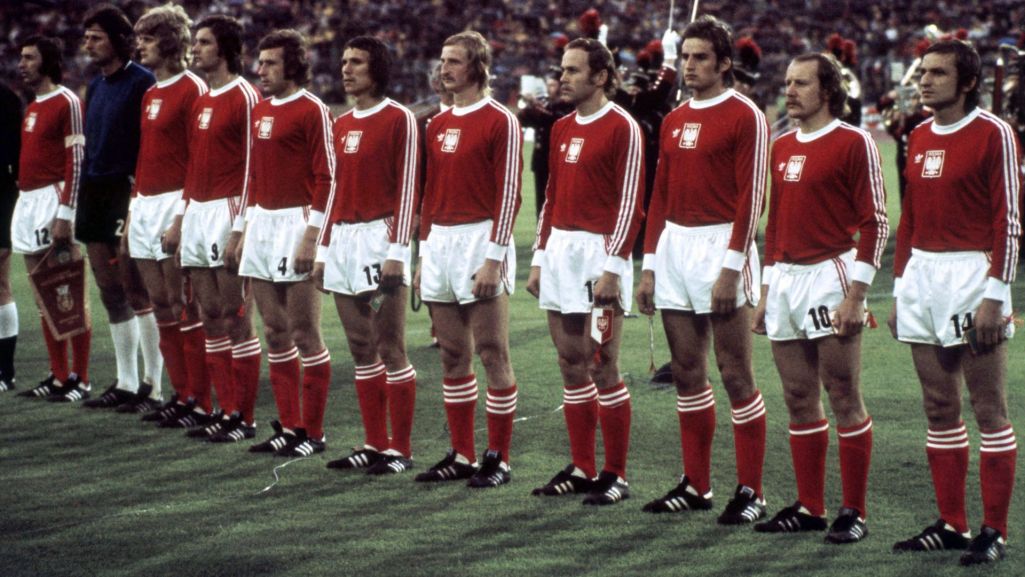 Na zdjęciu reprezentacja Polski 1974 (fot. Klaus-Dieter Heirler PAP//DPA)