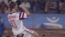 Andrzej Juskowiak strzelił 7 goli na igrzyskach olimpijskich Barcelona 1992 i został królem strzelców turnieju (fot. TVP)