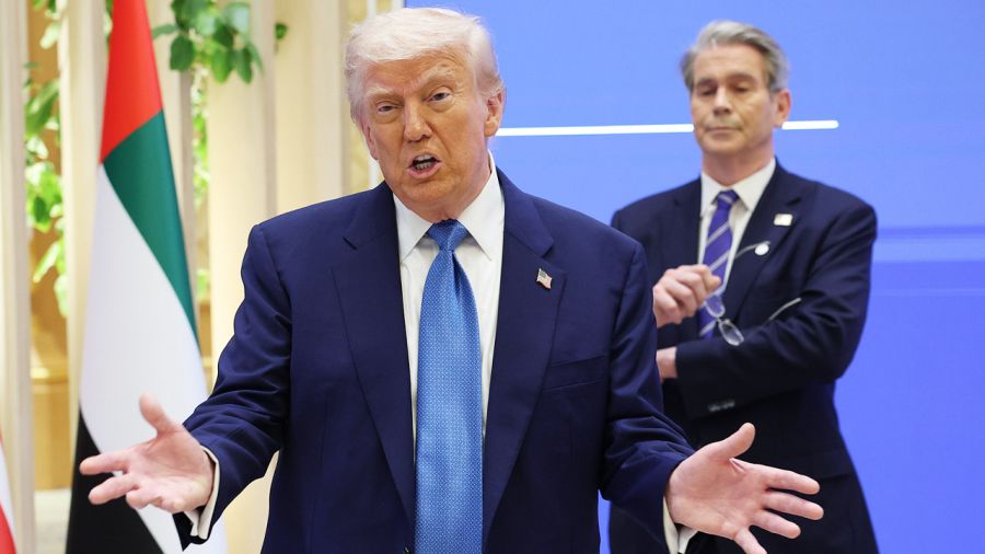 Donald Trump zapowiedział spotkanie z Władimirem Putinem (fot.  Win McNamee/Getty Images)