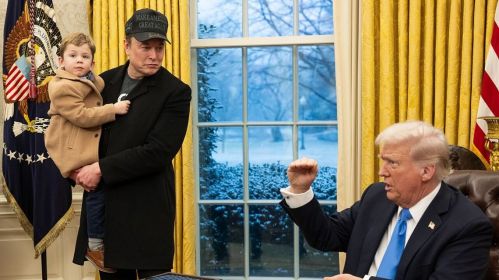 Ілан Маск і Доналд Трамп. Фота: The White House / Flickr