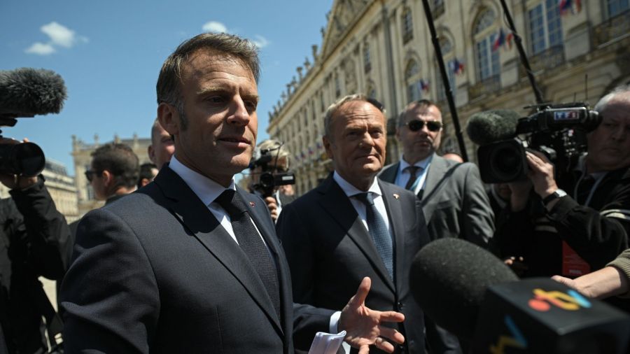 Prezydent Macron w TVP: to jest traktat historyczny