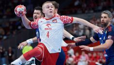 Polska – Francja. Piłka ręczna, eliminacje ME 2024 mężczyzn (fot. TVP SPORT)