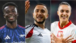 Sportowa zapowiedź tygodnia w TVP. Sprawdź ramówkę i plan transmisji 20-26 października 2025 (fot. Getty) Bukayo Saka, Wahan Biczachczian, Natalia Padilla-Bidas: występy tych zawodników będzie można zobaczyć w nadchodzącym tygodniu w TVP Sport.