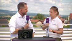 Marcin Wojtasik i Hania Urbaniak (fot. TVP Sport)