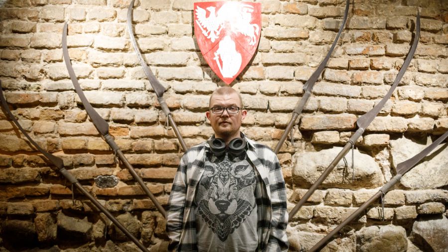 Былы палітзняволены актывіст і блогер Павел Вінаградаў. Вільня, Літва. 5 лістапада 2025 года. Фота: Белсат