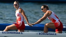 Sylwia Szczerbińska i Dorota Borowska (fot. PAP)