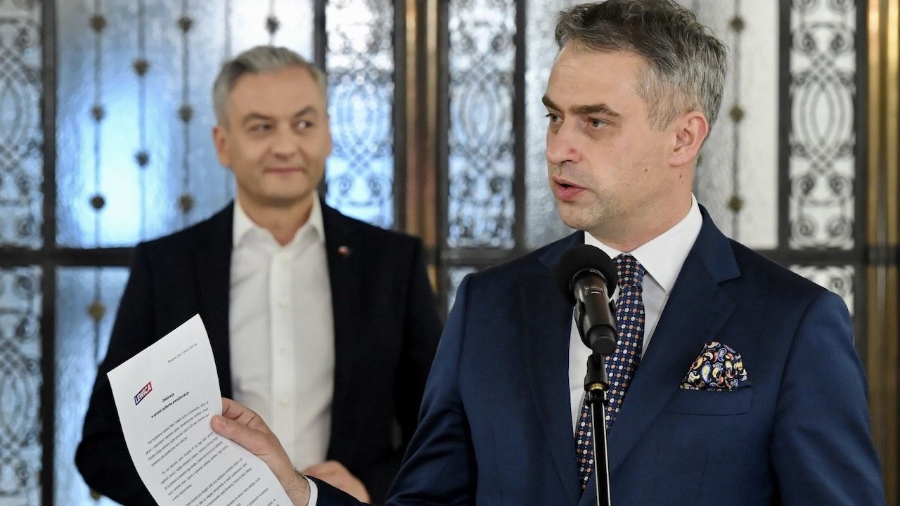 Krzysztof Gawkowski mówił też co go niepokoi w związku z wyborami (fot. PAP/Radek Pietruszka) Krzysztof Gawkowski mówił też co go niepokoi w związku z wyborami (fot. PAP/Radek Pietruszka)