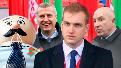 Калаж з фота: скрыншоты Ашмянскі Веснік, Комсомольская Правда / YouTube; president.gov.by