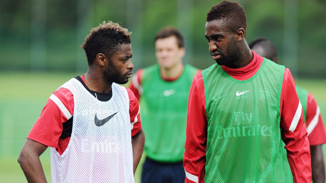 Alex Song i Johan Djourou (fot. Getty Images)