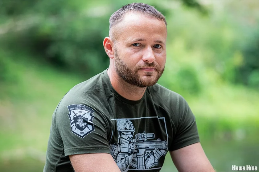 Былы баец палка Кастуся Каліноўскага Аляксандр Кусь Клачко. Фота: Наша ніва