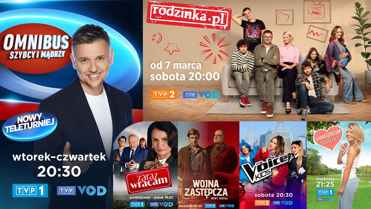 Wiosenna ram&oacute;wka Telewizji Polskiej przyniesie widzom wiele niezapomnianych emocji. Na antenach pojawią się zar&oacute;wno premierowe seriale, kontynuacje ulubionych produkcji, jak i nowa...