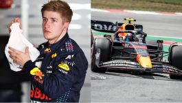 Juri Vips ma kłopoty. Niektóre słowa wypowiedziane podczas streamu na Twitchu sprawiły, że Red Bull zawiesił go jako członka juniorskiego programu (fot. Getty)