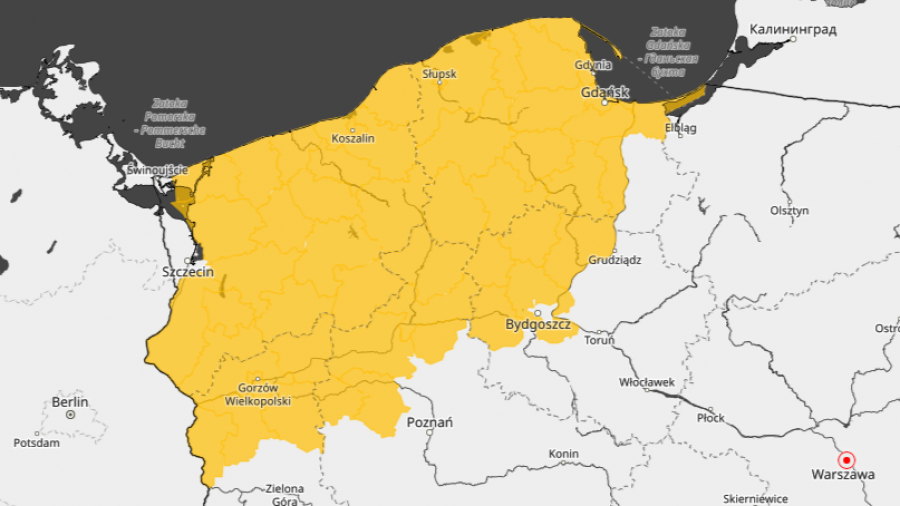 Prognoza pogody, przymrozki w Wielkopolsce, alert, ostrzeżenie IMGW (fot. IMGW)