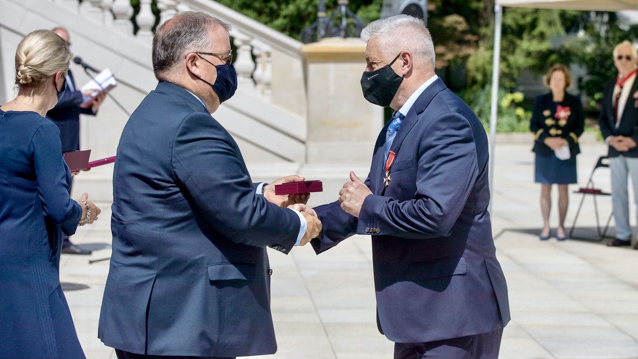 Wręczenie odznaczeń w Pałacu Prezydenckim (fot. Marek Borawski/KPRP) Wręczenie odznaczeń w Pałacu Prezydenckim (fot. Marek Borawski/KPRP)